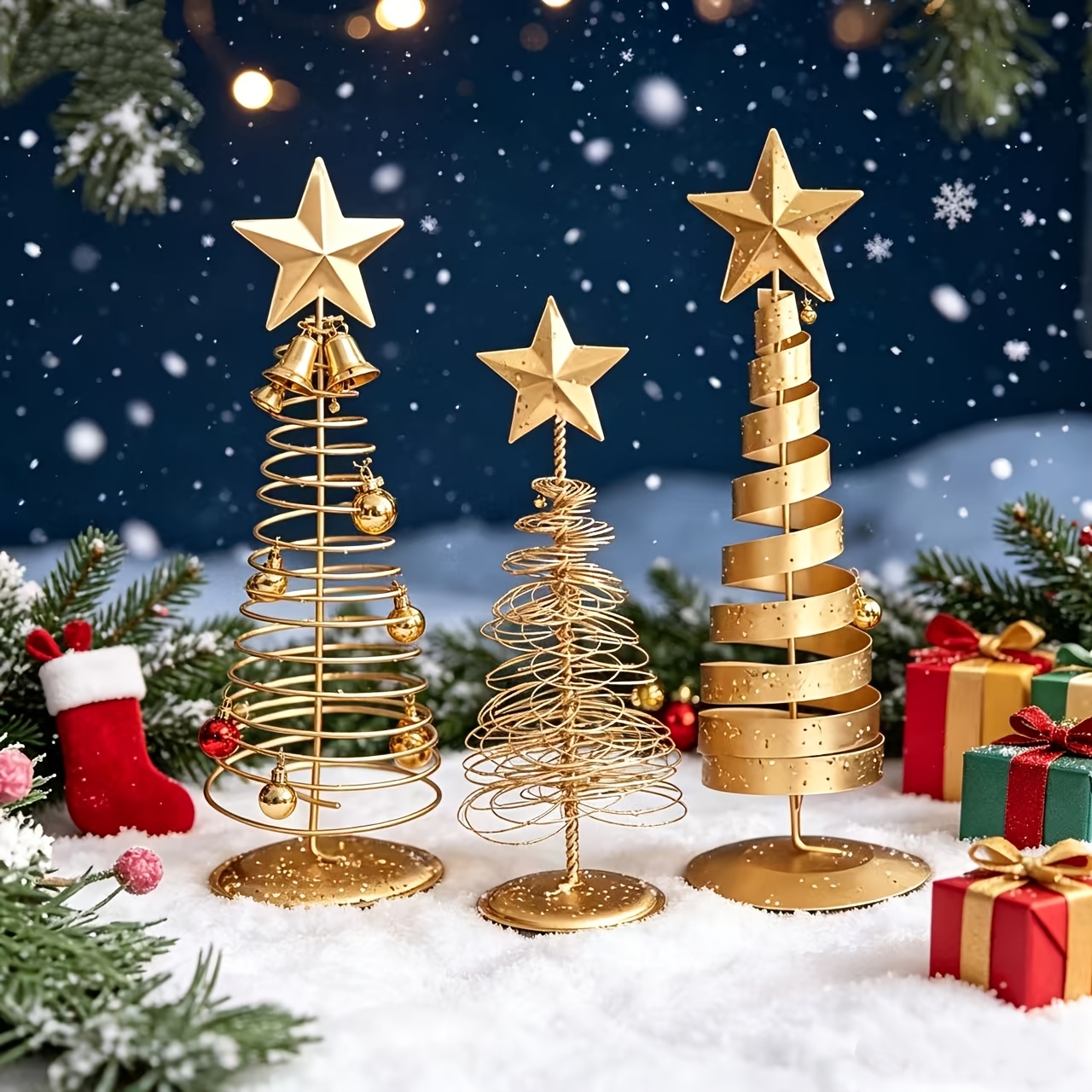 3pcs Christmas Trees Artificia - Art Craft Christmas Tree ulasan dan harga