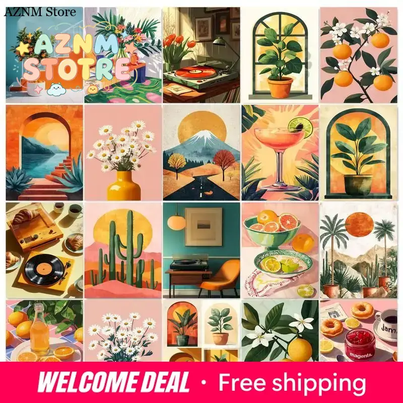 GATYZTORY Frame Diy Painting B - Art Craft Adult ulasan dan harga