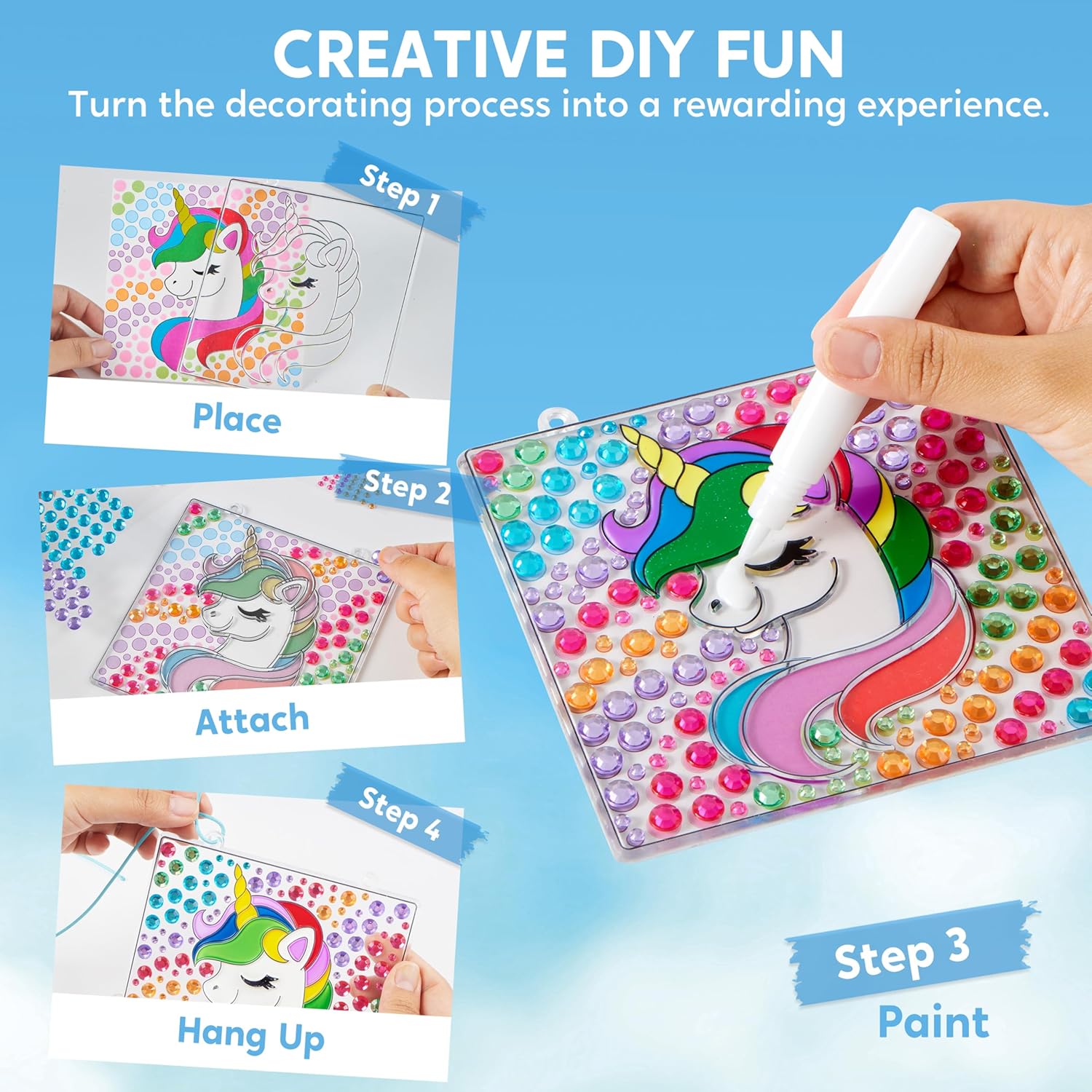 JOYFY 4PCS Window Art 2-in-1 G - Art Craft Board ulasan dan harga