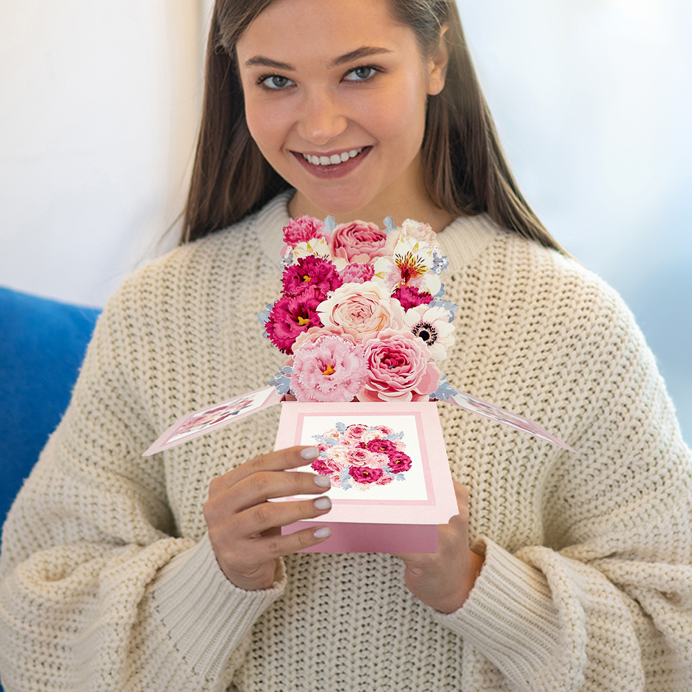 3D Rose Pop Up Card w/ Envelop - Art Craft Movement ulasan dan harga