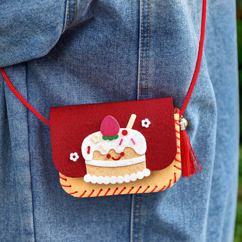 Cute Felt Felt Bag Making Kit  - Art Craft For Kindergarten ulasan dan harga