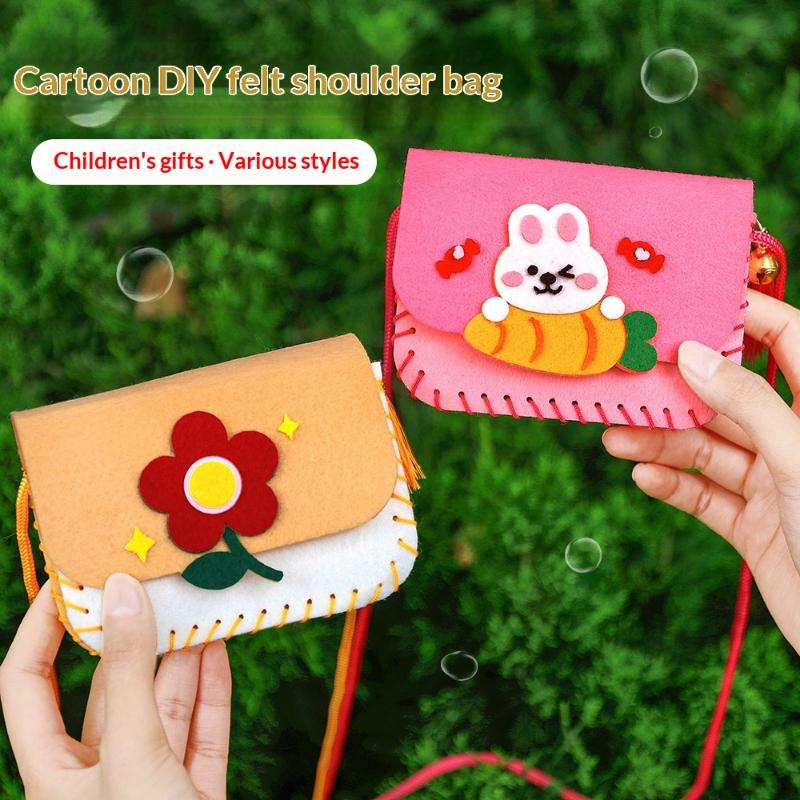 Cute Felt Felt Bag Making Kit  - Art Craft For Kindergarten ulasan dan harga