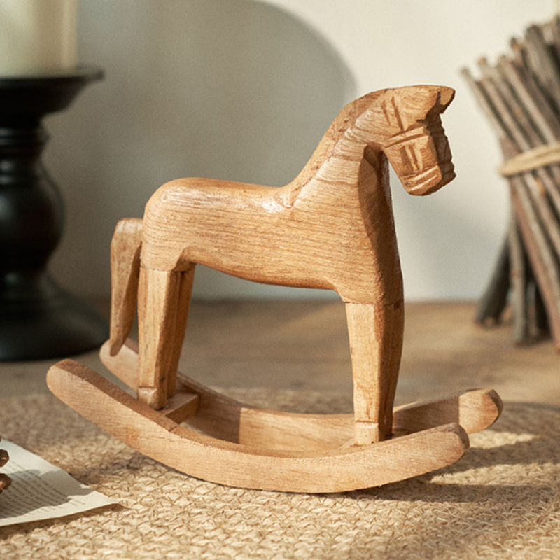 Wooden Crafts Rocking Horse St - Art Craft Horse ulasan dan harga
