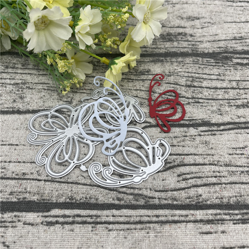 Butterfly flower Metal Cutting - Art Craft Knife ulasan dan harga