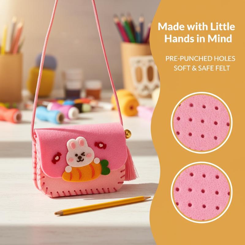 Children Felt Bag Making Kit D - Art Craft For Kindergarten ulasan dan harga