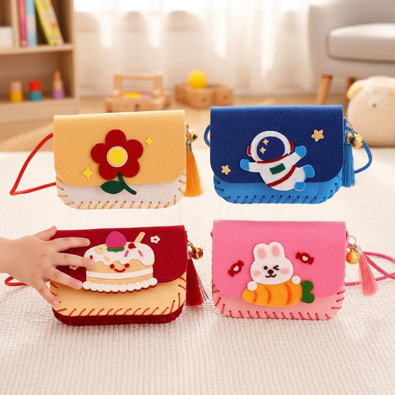 Children Felt Bag Making Kit D - Art Craft For Kindergarten ulasan dan harga
