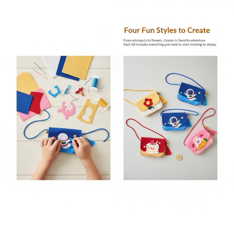 Children Felt Bag Making Kit D - Art Craft For Kindergarten ulasan dan harga