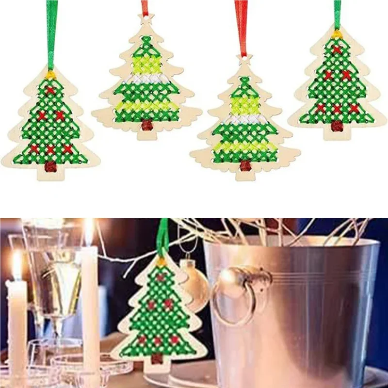 High-quality 12SETS DIY Sewing - Art Craft Christmas Tree ulasan dan harga