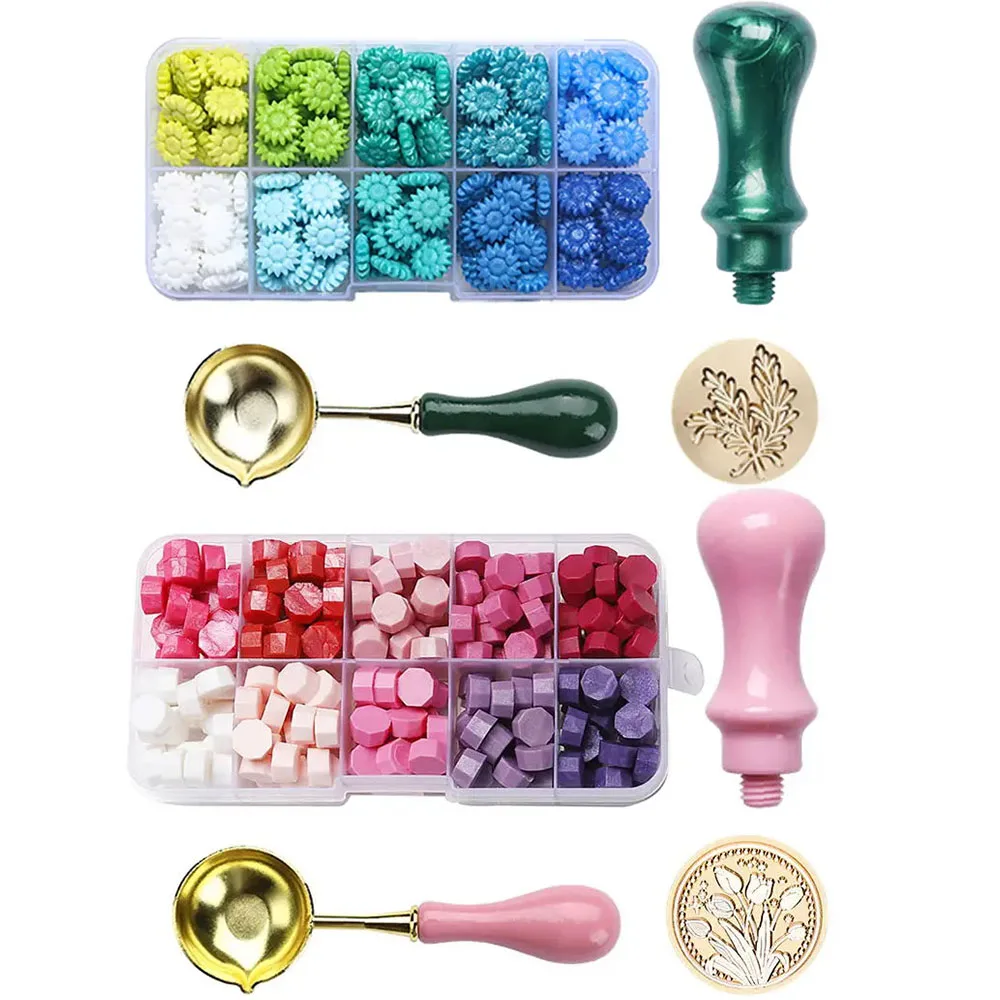200pcs Tulip Wax Seal Stamp Ki - Batik Wax Kit ulasan dan harga