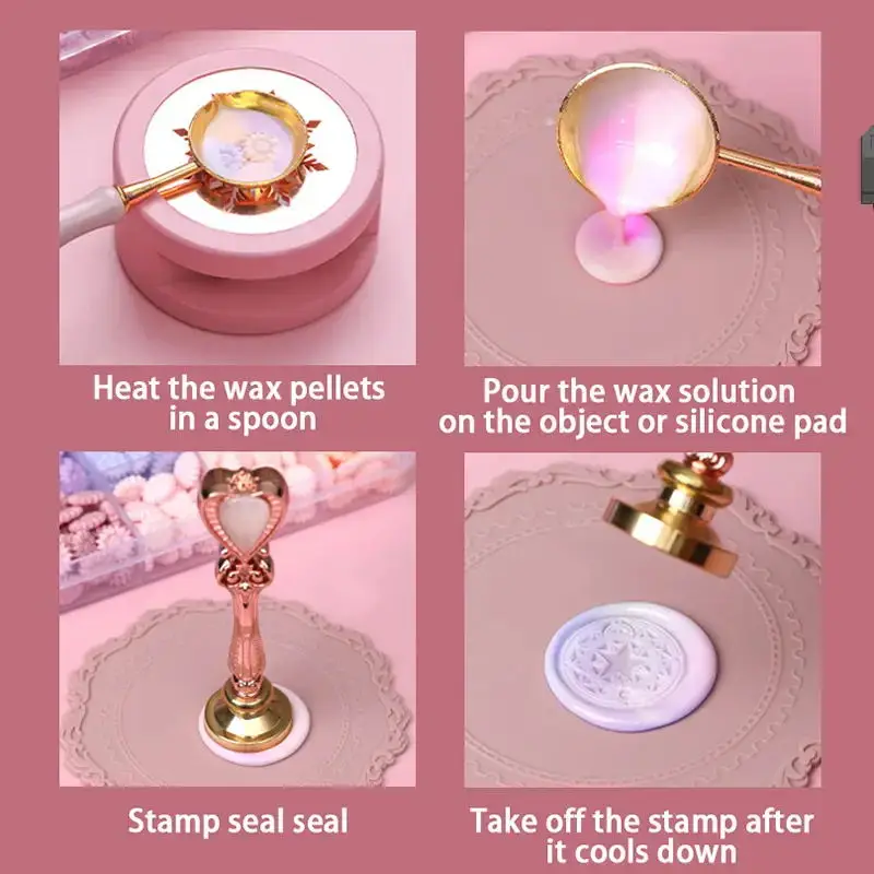 200pcs Tulip Wax Seal Stamp Ki - Batik Wax Kit ulasan dan harga