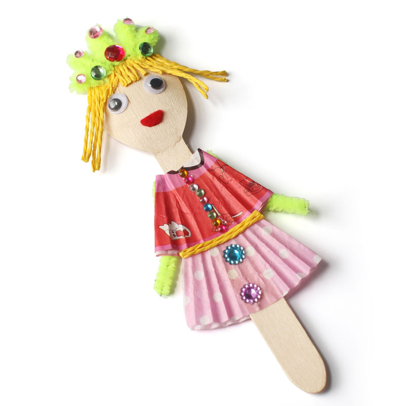 20PCS/LOT.Wood spoon arts and  - Art Craft For Kindergarten ulasan dan harga