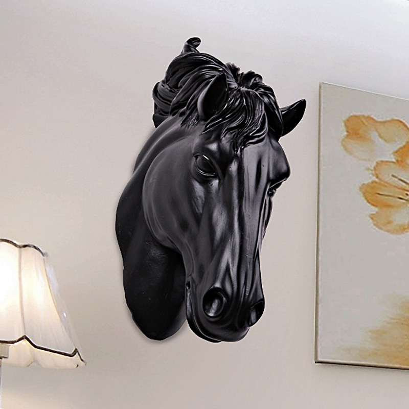 3D Horses Head Wall Art Resin  - Art Craft Horse ulasan dan harga