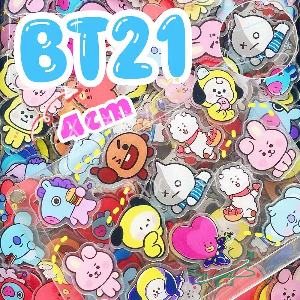 100pcs BT21 BTS Single-Layer 1 - Art Craft Accessories ulasan dan harga
