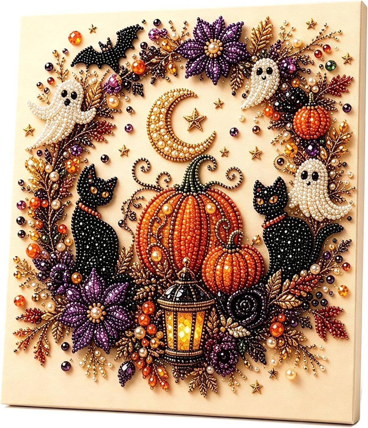 Halloween Ghost Pearl Art DIY  - Art Craft Halloween ulasan dan harga