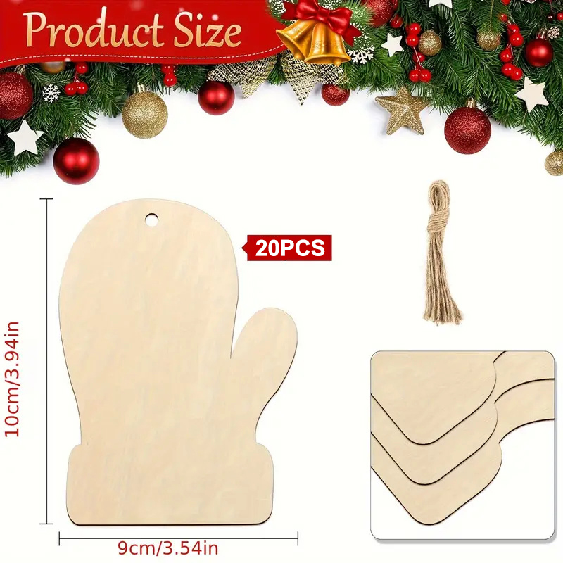 20Pcs DIY Christmas Tree Hangi - Art Craft Christmas Tree ulasan dan harga