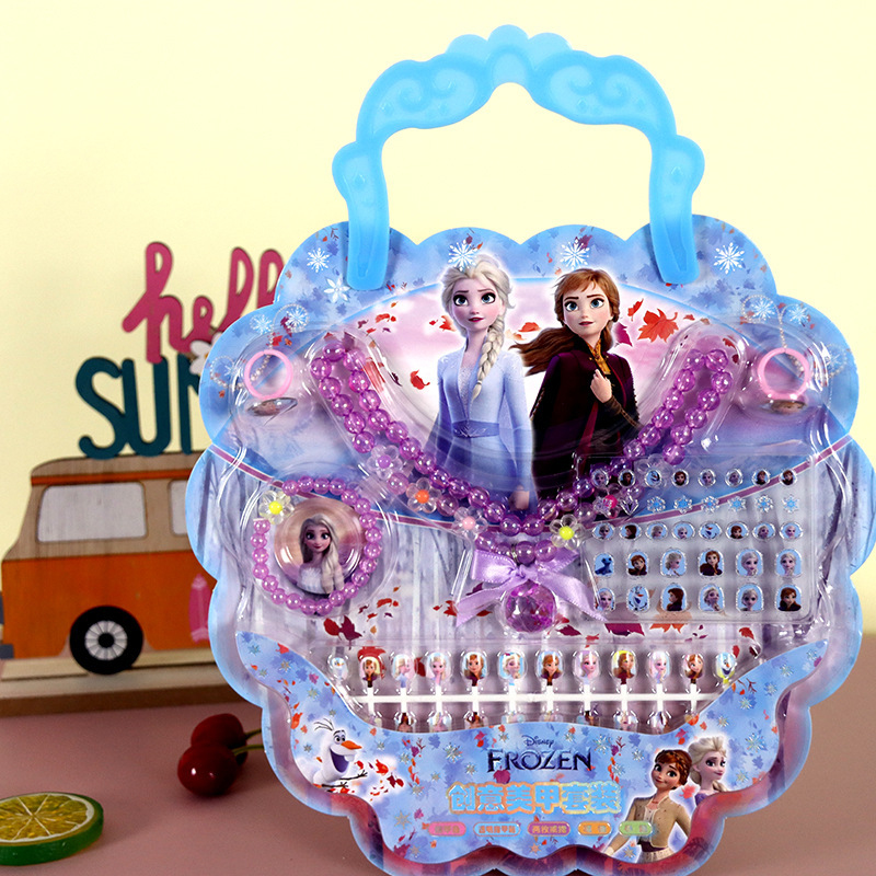 Frozen nail sticker necklace d - Art Craft Movement ulasan dan harga