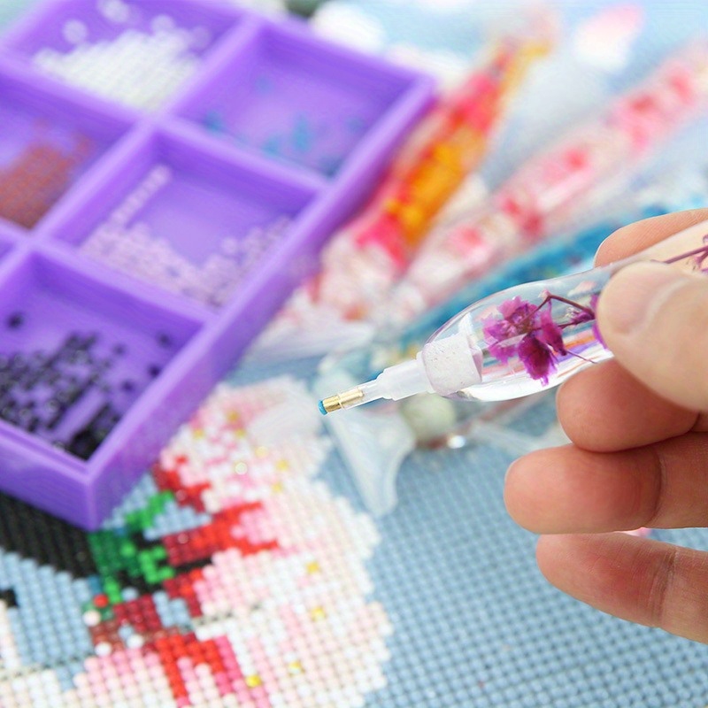1set Flower Design Resin 5D Di - Art Craft Accessories ulasan dan harga