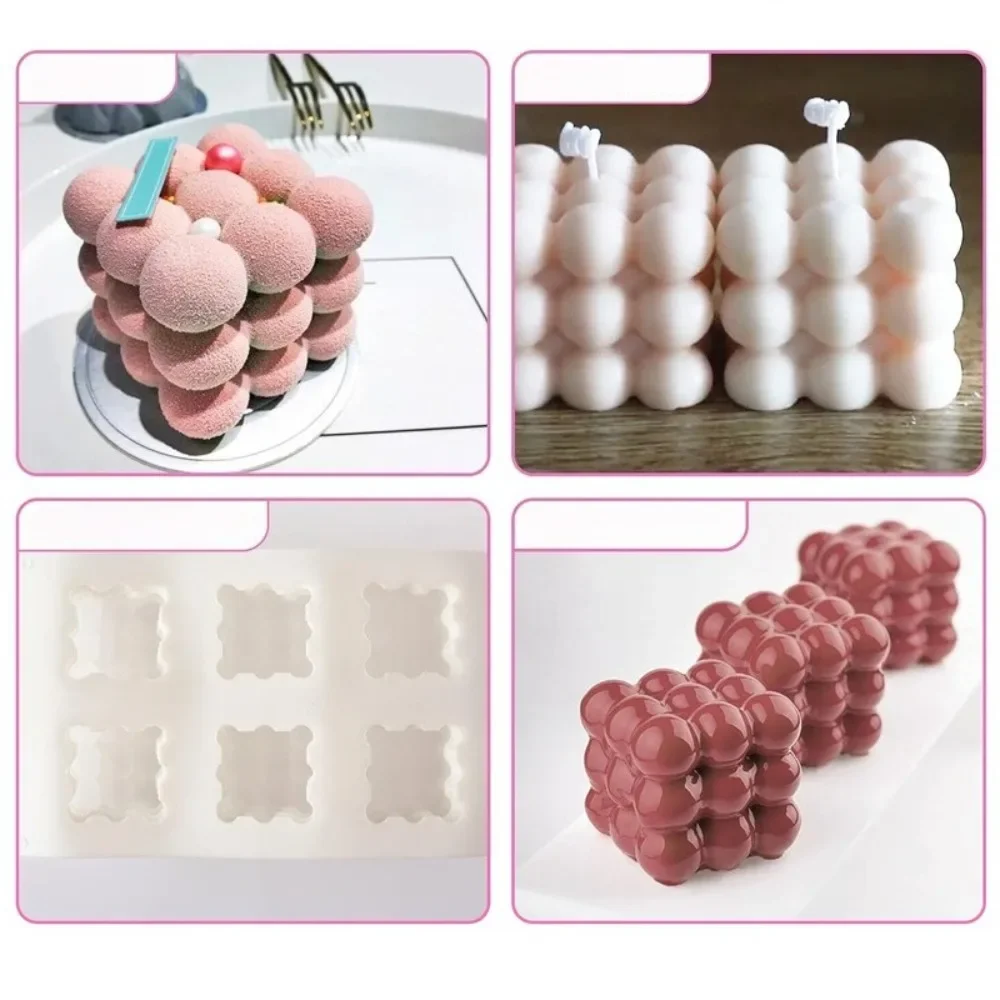 Candle Mold Silicone DIY Cubic - Art Craft Halloween ulasan dan harga