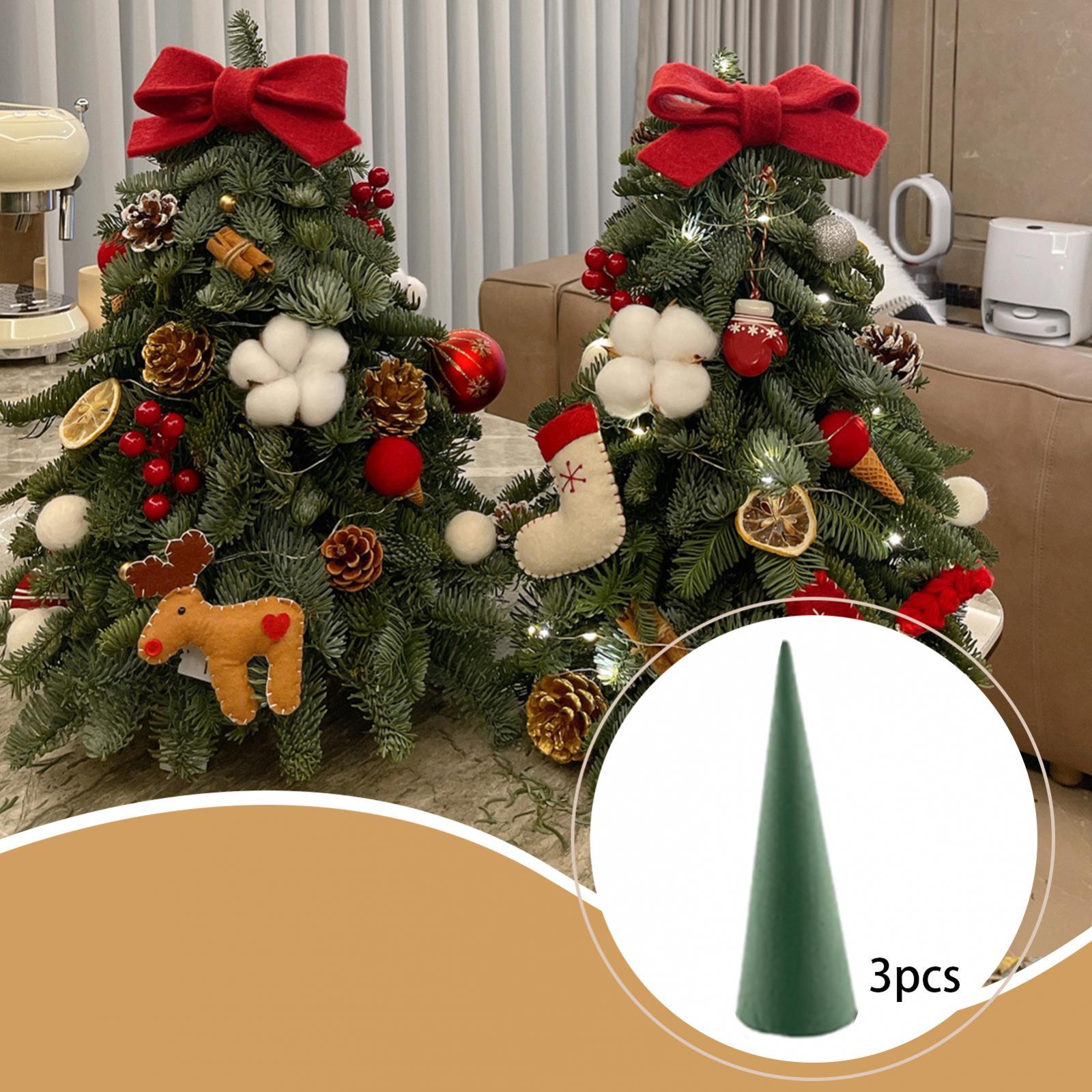 Floral Christmas Tree Cone Ver - Art Craft Christmas Tree ulasan dan harga