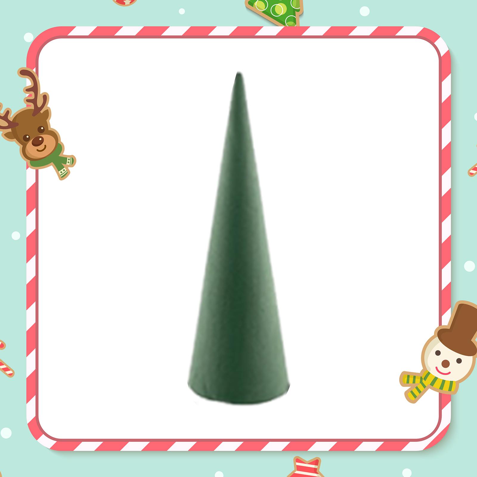 Floral Christmas Tree Cone Ver - Art Craft Christmas Tree ulasan dan harga
