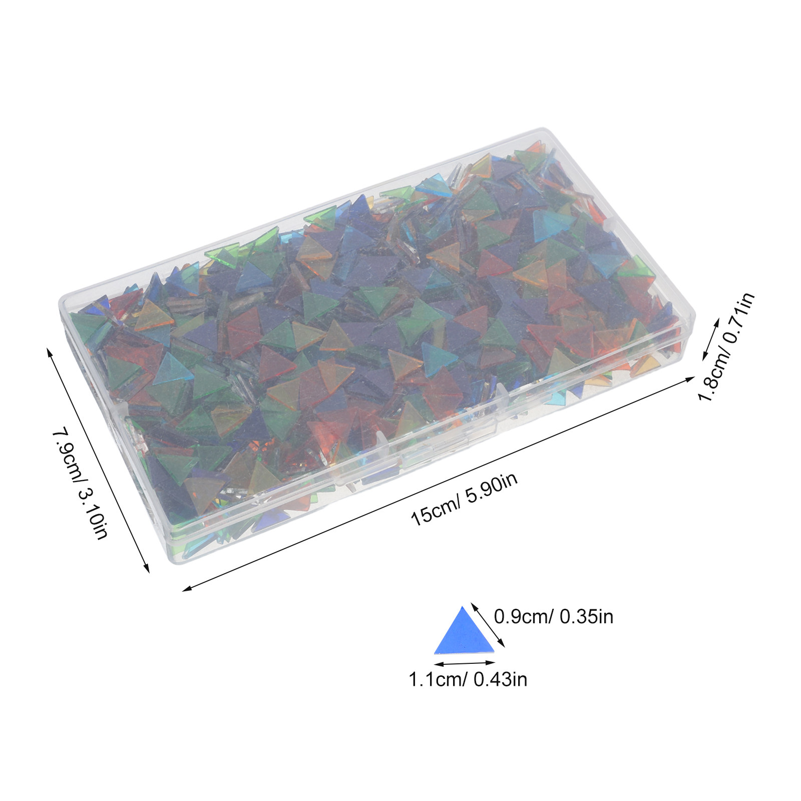1273 Pcs Crafts Glass Mosaic T - Art Craft Accessories ulasan dan harga