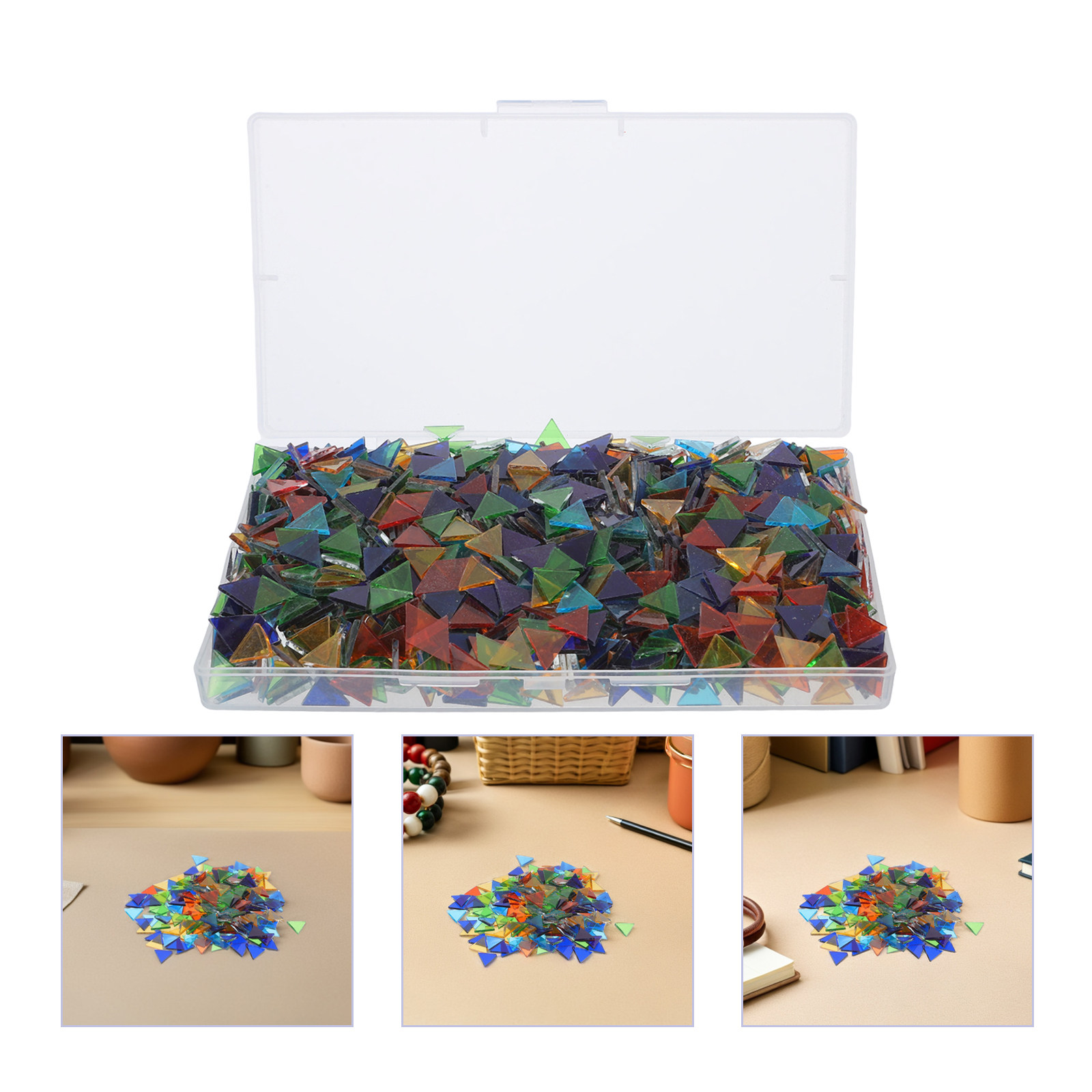 1273 Pcs Crafts Glass Mosaic T - Art Craft Accessories ulasan dan harga